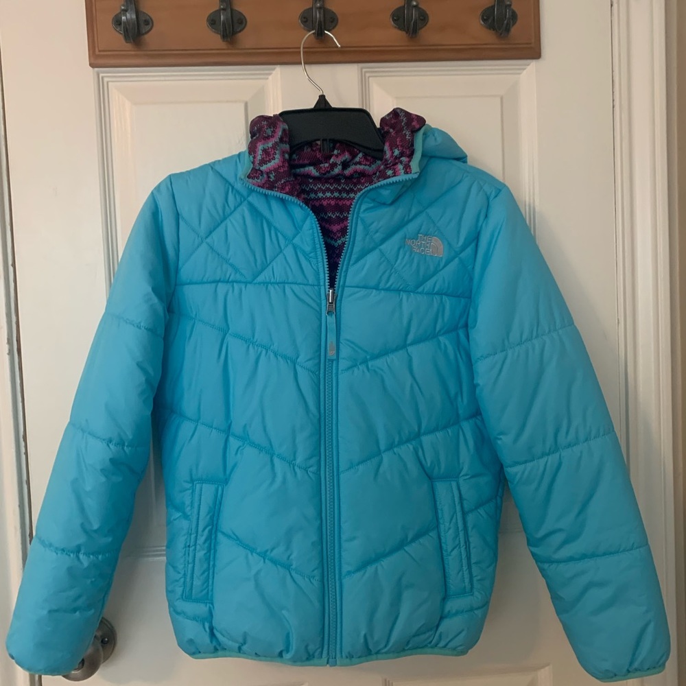 EUC The North Face Reversible Puffer Jacket with Hood